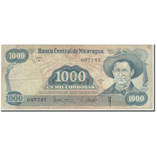 Banknot, Nicaragua, 1000 Cordobas, 1979, Undated (1979), KM:139, VF(20-25)