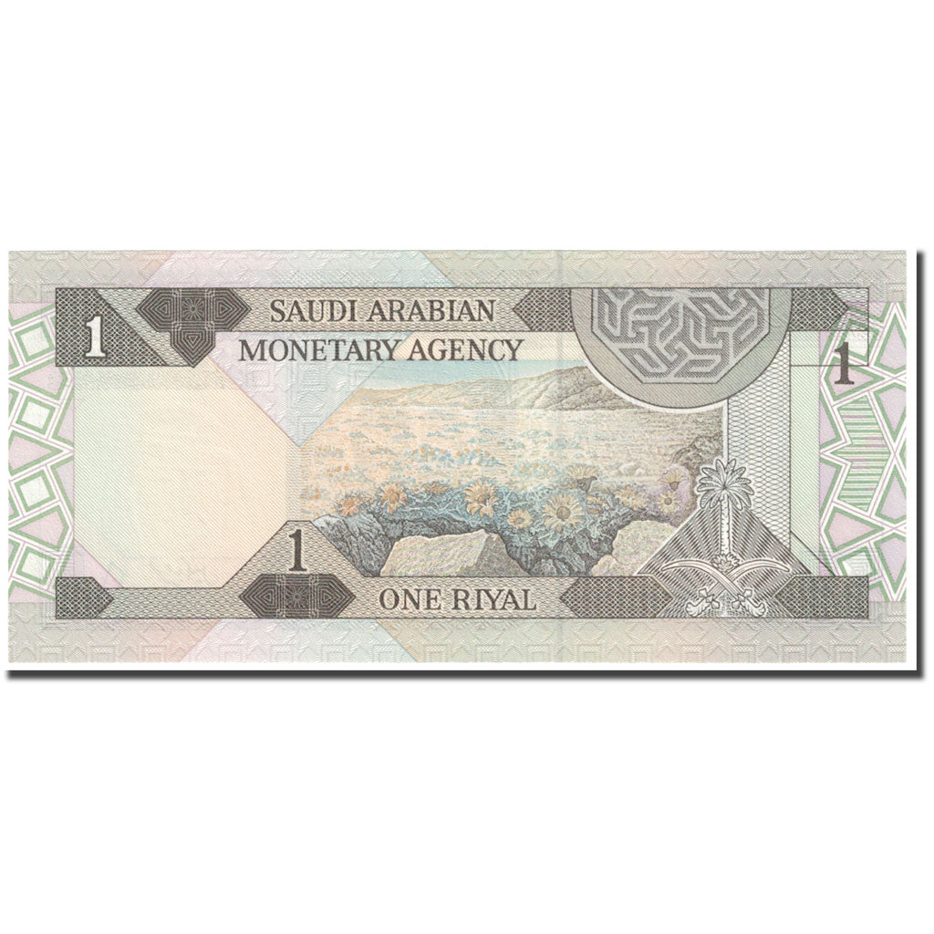 Banknote, Saudi Arabia, 1 Riyal, 1984, Undated (1984), KM:21a, UNC(65-70)