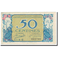 France, Grenoble, 50 Centimes, 1917, VF(20-25), Pirot:63-12