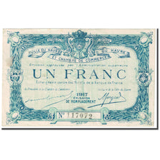 France, Le Havre, 1 Franc, 1917, VF(20-25), Pirot:68-18