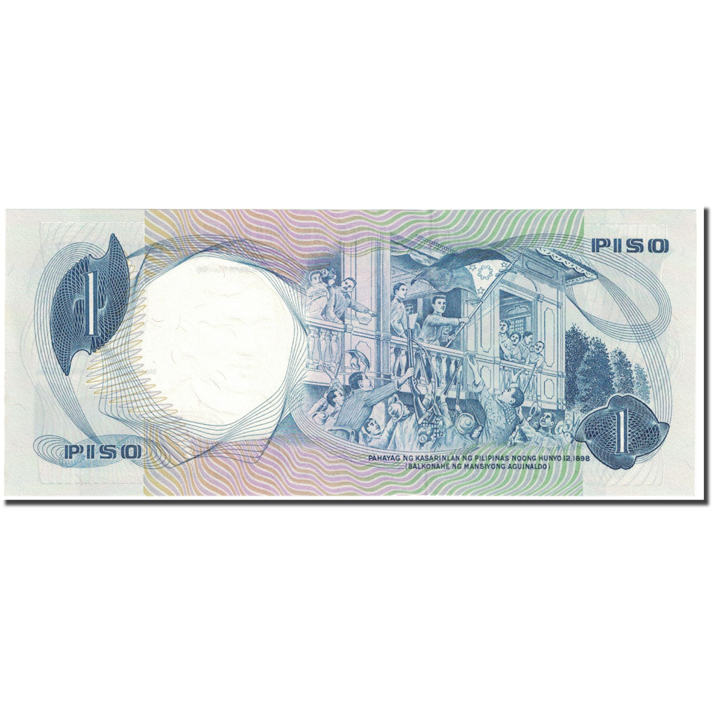 Banconote, Filippine, 1 Piso, 1969, 1969 (Old Date 1949), KM:142b, FDS