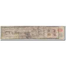 Billet, Japon, 1 Momme, 1850-1870, Undated (1850-70), Hansatsu, TB