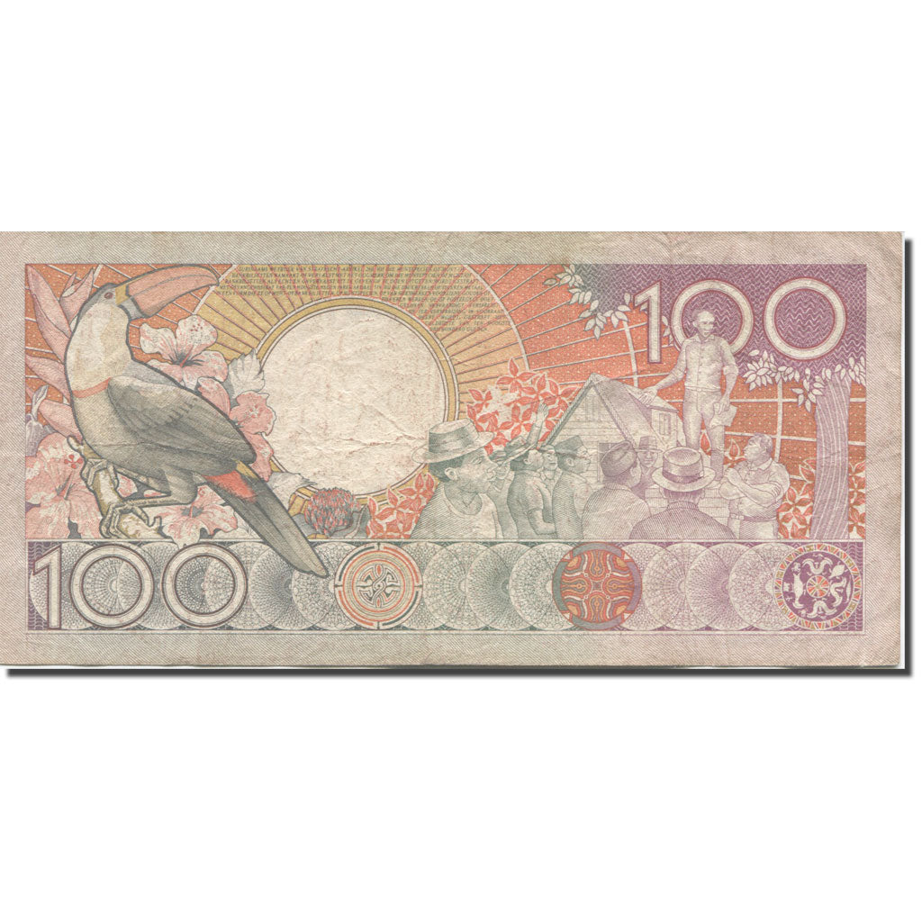 Banconote, Suriname, 100 Gulden, 1988, 1988-01-09, KM:133b, MB