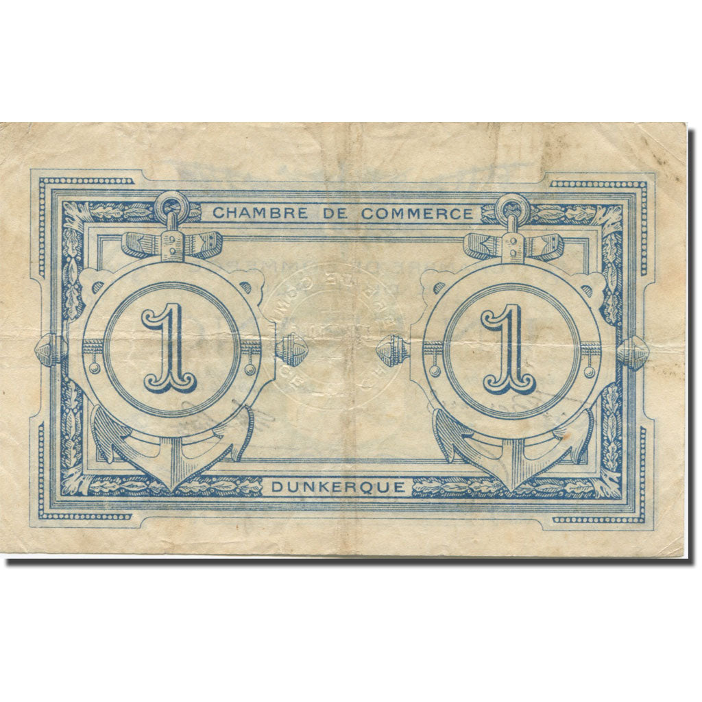 France, Dunkerque, 1 Franc, VF(20-25), Pirot:54-5