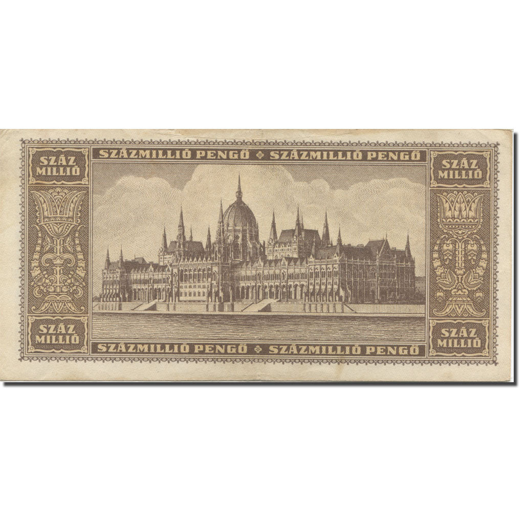Billet, Hongrie, 100,000,000 Pengö, 1946, 1946-03-18, KM:124, TTB