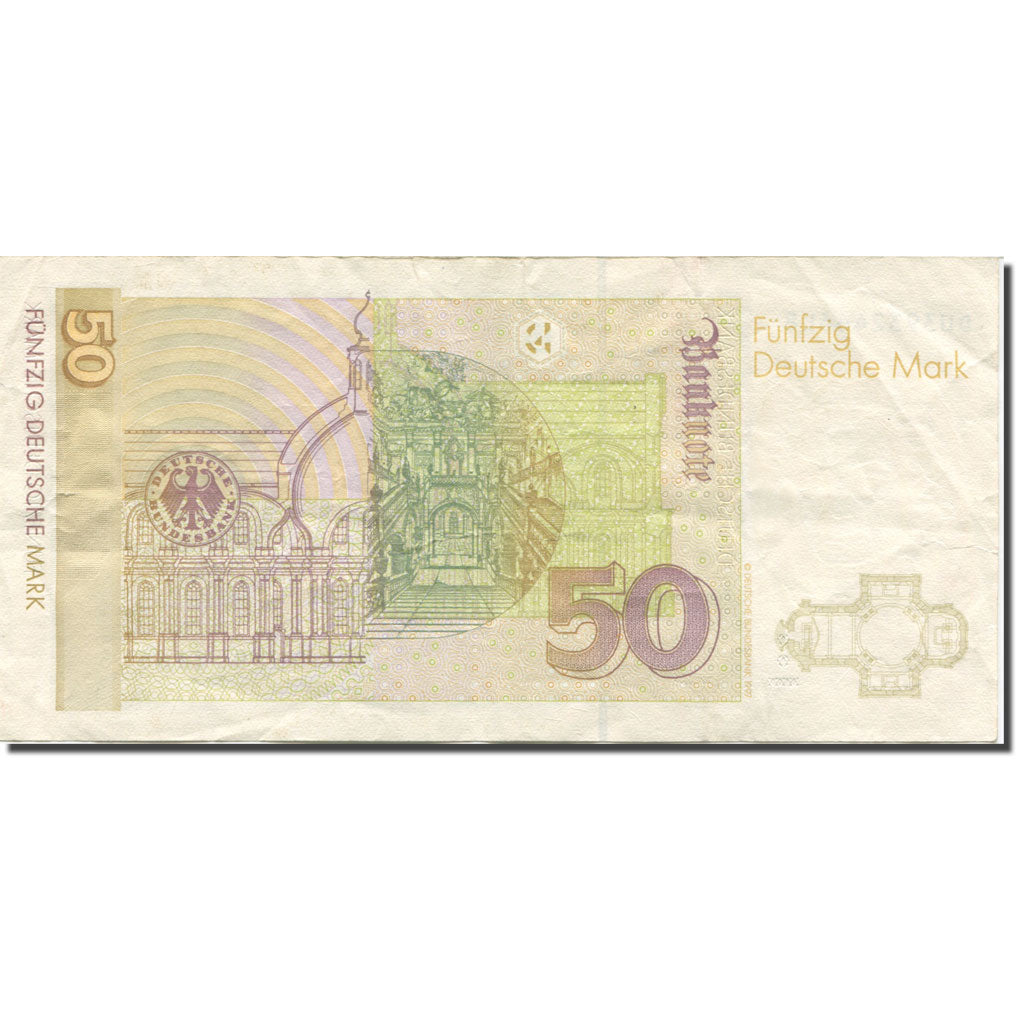 Banknote, GERMANY - FEDERAL REPUBLIC, 50 Deutsche Mark, 1996, 1996-01-02, KM:45
