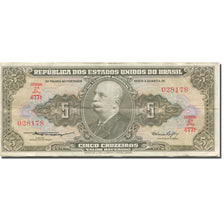 Banknote, Brazil, 5 Cruzeiros, 1953, Undated (1953), KM:158a, VF(20-25)