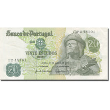 Banknote, Portugal, 20 Escudos, 1971, 1971-07-27, KM:173, UNC(63)