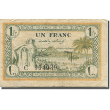 Billete, 1 Franc, 1943, Túnez, 1943-07-15, KM:55, BC