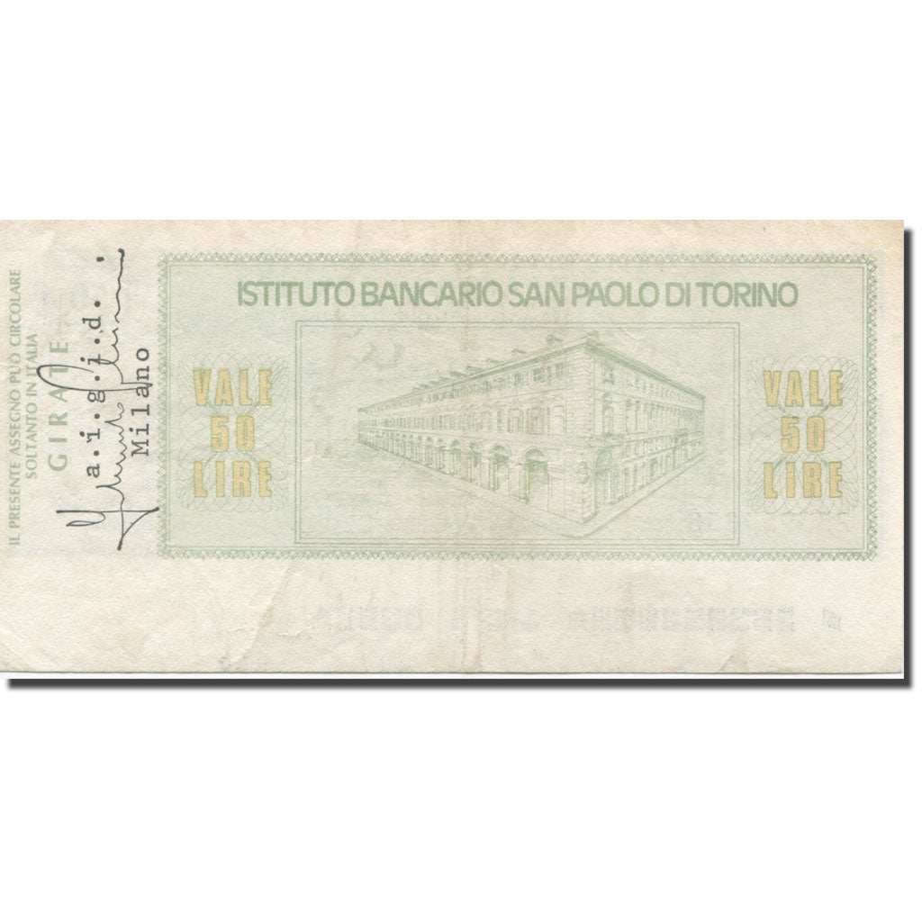 Geldschein, Italien, 50 Lire, 1976, 1976-01-29, Milano, SS