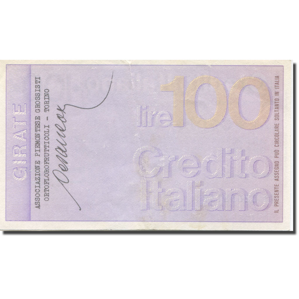 Geldschein, Italien, 100 Lire, 1976, 1976-03-15, Torino, SS