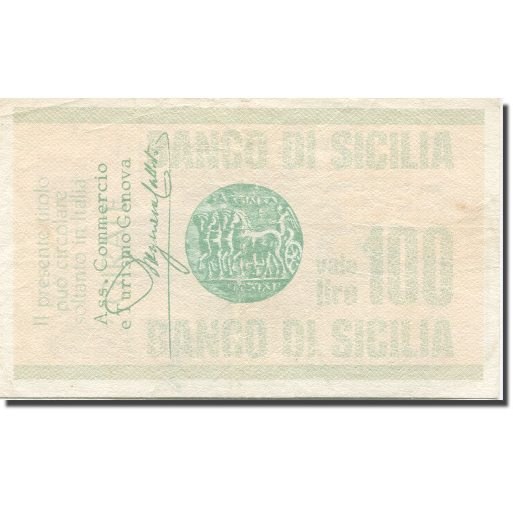 Billete, 100 Lire, 1976, Italia, 1976-04-02, Genova, MBC