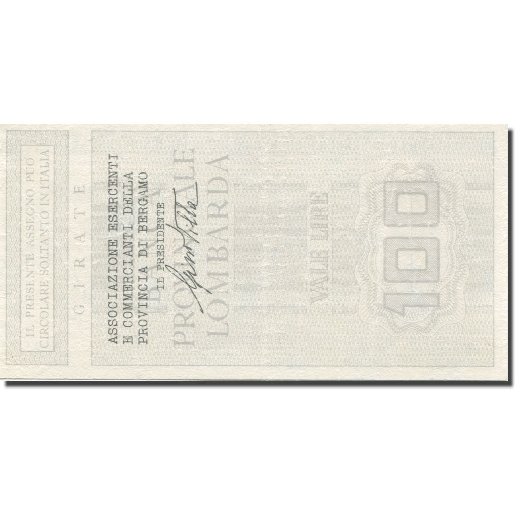 Banknote, Italy, 100 Lire, 1976, 1976-08-15, Bergamo, AU(55-58)