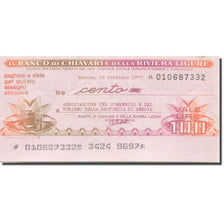 Banknote, Italy, 100 Lire, 1977, 1977-02-15, Genova, AU(50-53)