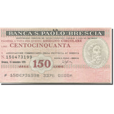 Banknote, Italy, 150 Lire, 1976, 1976-11-15, Brescia, EF(40-45)