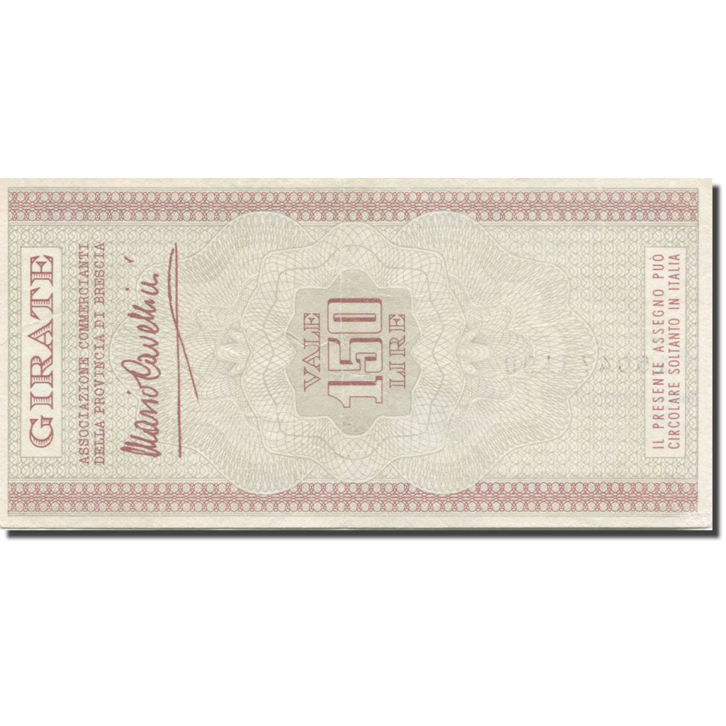 Banknote, Italy, 150 Lire, 1976, 1976-11-15, Brescia, EF(40-45)