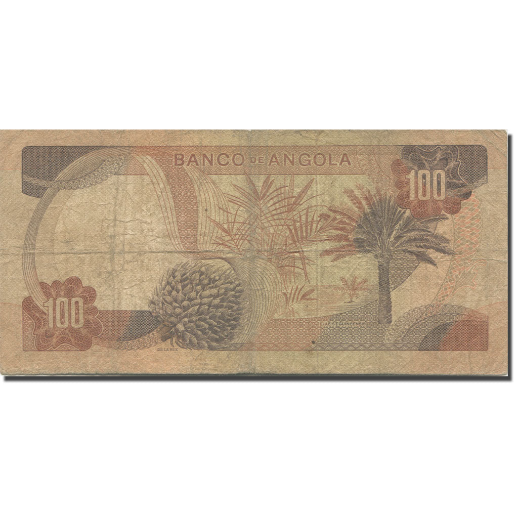 Biljet, Angola, 100 Escudos, 1972, 1972-11-24, KM:101, B