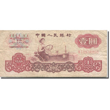 Nota, China, 1 Yüan, 1960, Undated (1960), KM:874c, VF(20-25)