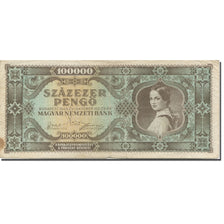 Banknote, Hungary, 100,000 Pengö, 1945, 1945-10-23, KM:121a, F(12-15)