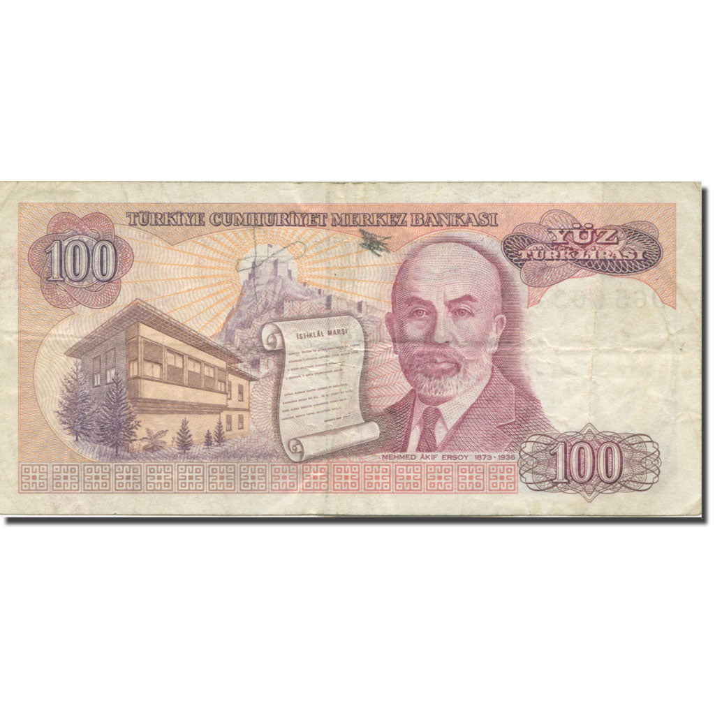 Geldschein, Türkei, 100 Lira, 1984, 1984 (Old Date : 1970), KM:194a, S