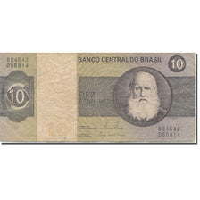 Banconote, Brasile, 10 Cruzeiros, 1980, Undated (1980), KM:193e, MB