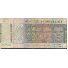 Banknote, Brazil, 500 Cruzeiros, 1980, Undated (1980), KM:196Ac, VF(20-25)