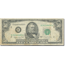 Banknote, United States, Fifty Dollars, 1950, Undated (1950), KM:2642, VF(30-35)