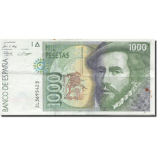 Banknote, Spain, 1000 Pesetas, 1996, 1996 (Old Date : 12.10.1992 ), KM:163