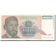 Banknote, Yugoslavia, 1000 Dinara, 1994, Undated (1994), KM:140a, EF(40-45)