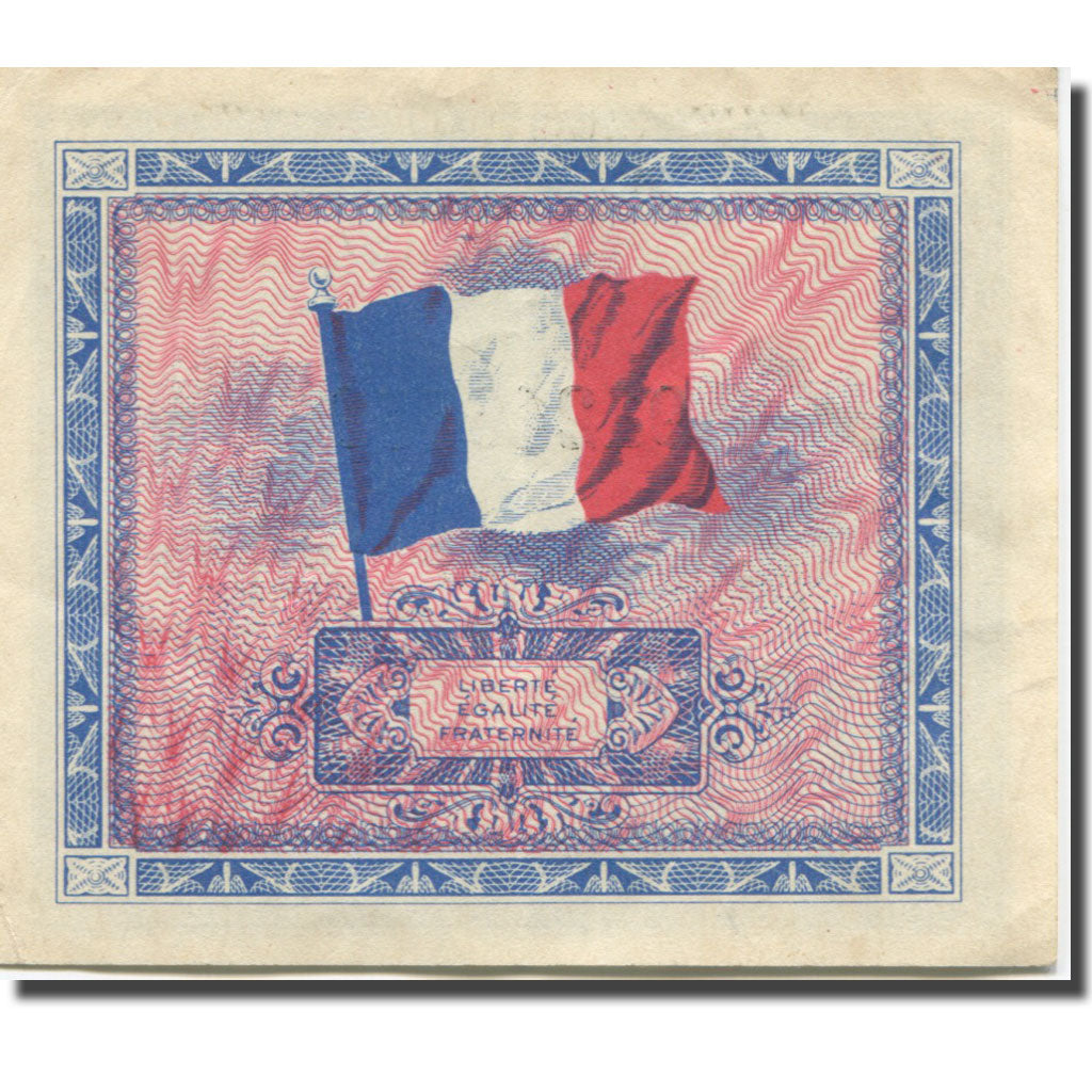 France, 2 Francs, Flag/France, 1944, SERIE DE 1944, EF(40-45), Fayette:VF16.2