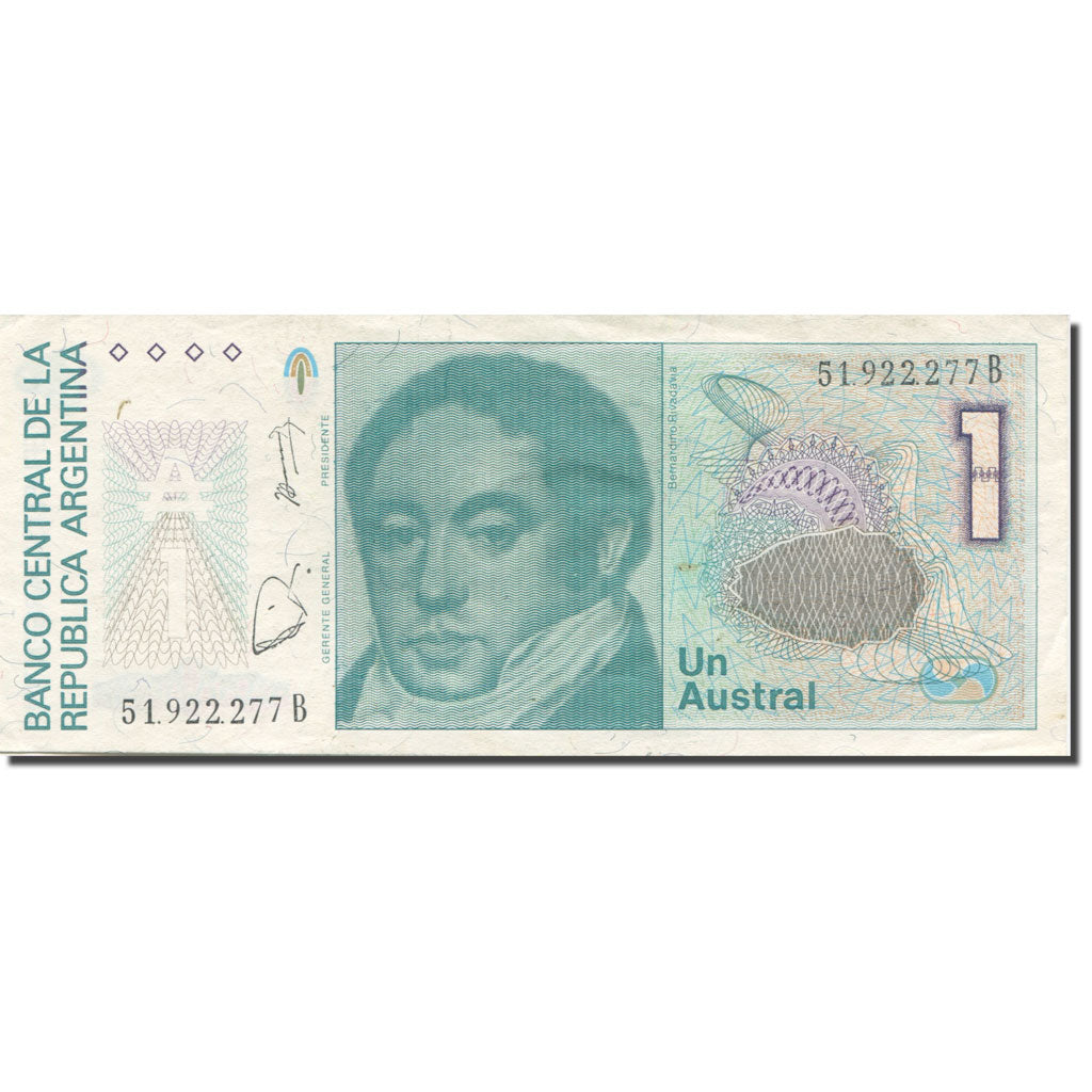 Banconote, Argentina, 1 Austral, 1986, Undated (1986), KM:323b, SPL-