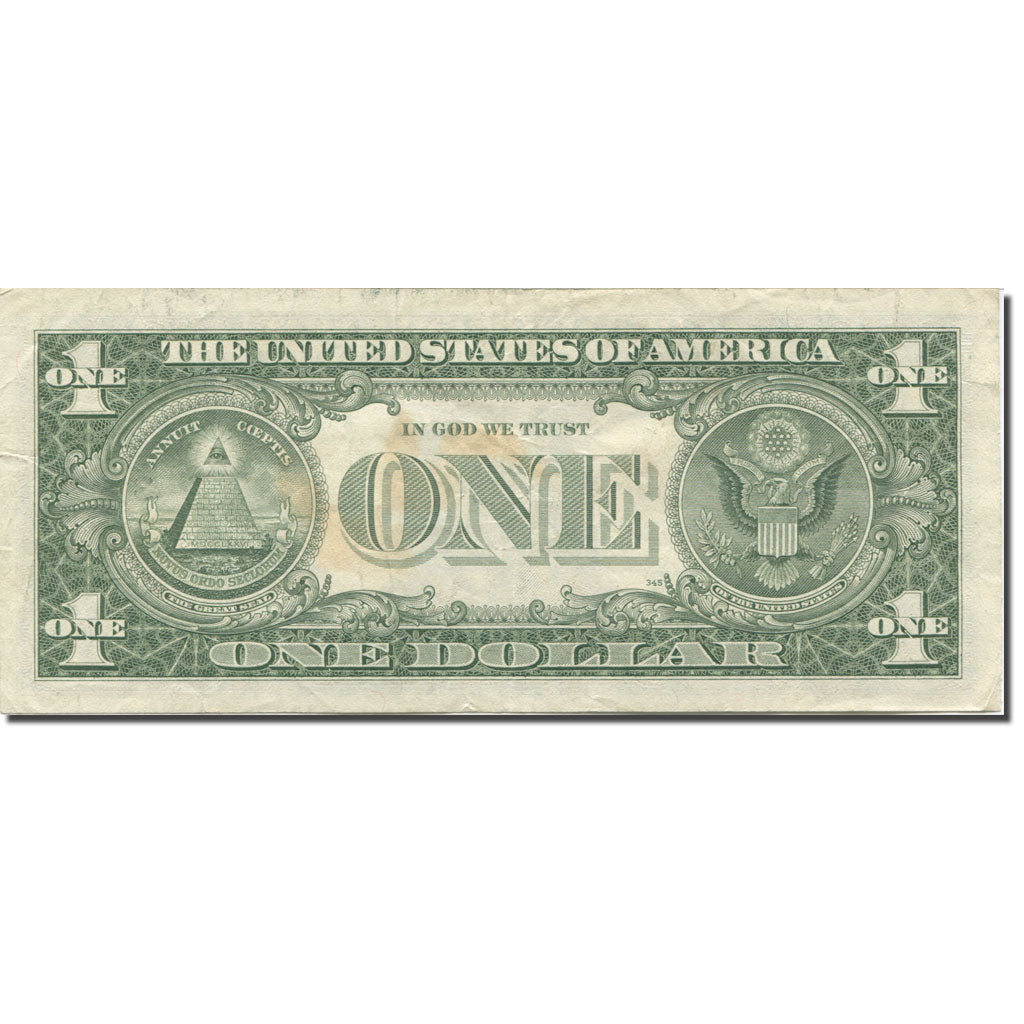 Banknote, United States, One Dollar, 1981, Undated (1981), KM:3502, EF(40-45)