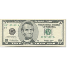 Banknote, United States, Five Dollars, 1999, Undated (1999), KM:4519, UNC(63)