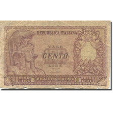 Banknote, Italy, 100 Lire, 1951, 1951-12-31, KM:92a, AG(1-3)