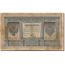Banknote, Russia, 1 Ruble, 1898, Undated (1898), KM:1a, VG(8-10)