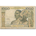 Banknote, West African States, 1000 Francs, 1965, Undated (1965), KM:103Aj