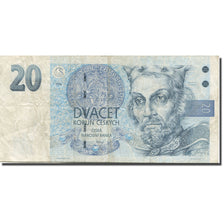 Biljet, Tsjechische Republiek, 20 Korun, 1995, 1995 (Old Date : 1994), KM:10b