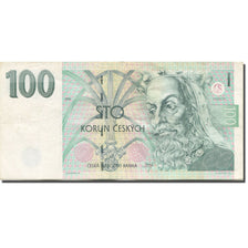 Geldschein, Tschechische Republik, 100 Korun, 1995, Undated (1995), KM:12, SS