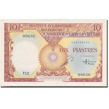 Banknote, FRENCH INDO-CHINA, 10 Piastres = 10 Dong, 1953, Undated (1953)