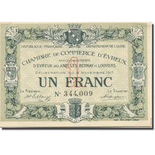 Francia, Evreux, 1 Franc, 1917, FDS, Pirot:57-12