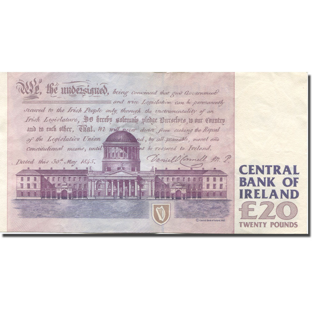 Banknote, Ireland - Republic, 20 Pounds, 1994, 1994-01-14, KM:77a, EF(40-45)