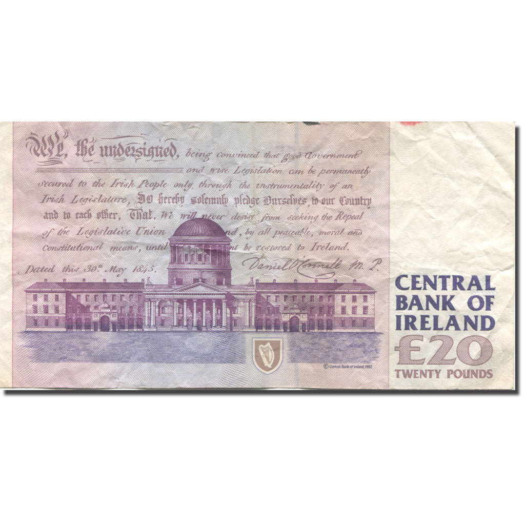 Geldschein, Ireland - Republic, 20 Pounds, 1993, 1993-12-13, KM:77a, S
