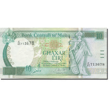Banknot, Malta, 10 Liri, 1994, 1994 (Old Date : 1967), KM:47b, UNC(60-62)