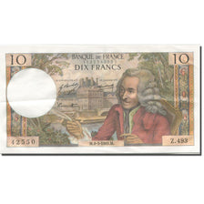 Francia, 10 Francs, Voltaire, 1969, 1969-05-08, MBC, Fayette:62.38, KM:147c
