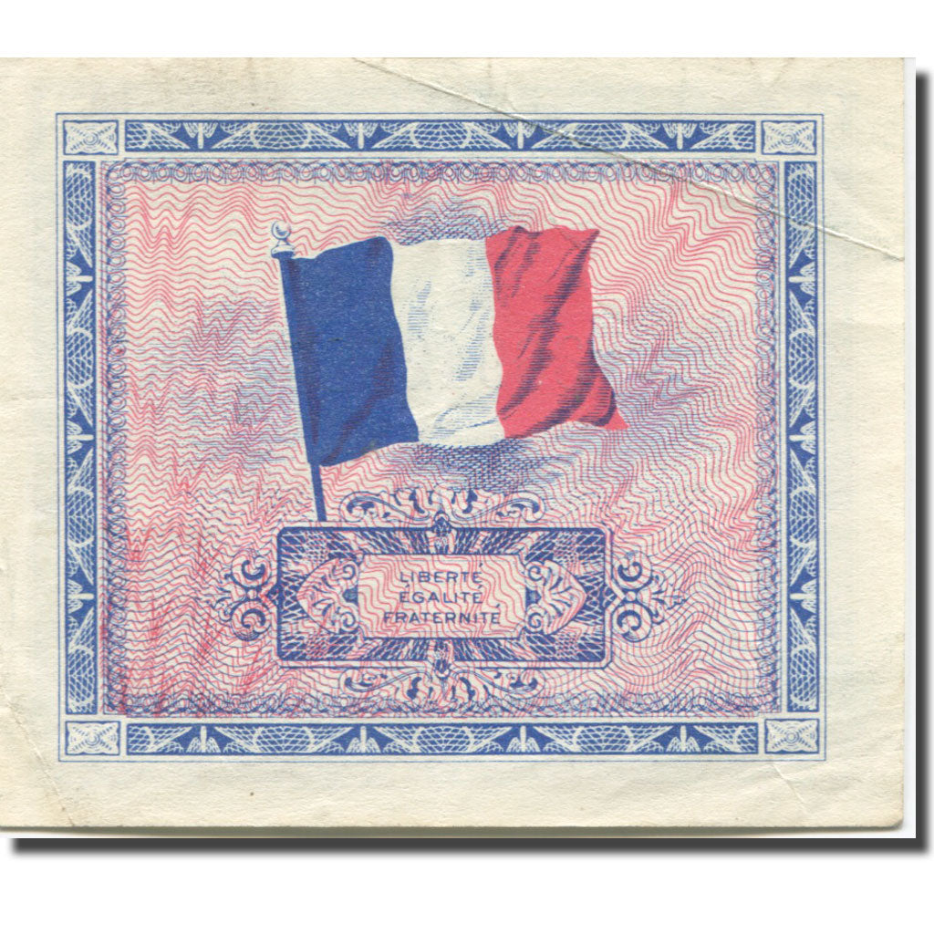 France, 2 Francs, Flag/France, 1944, SERIE DE 1944, EF(40-45), Fayette:VF16.2