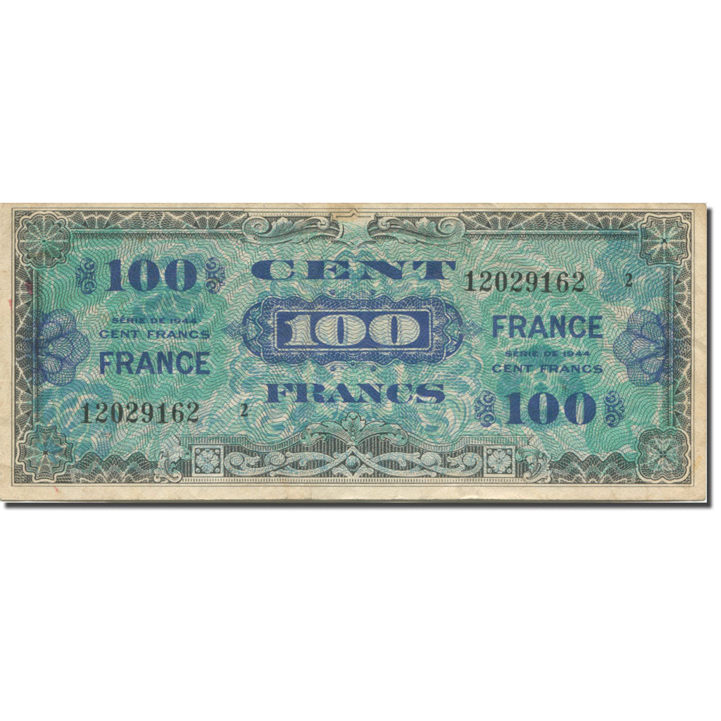 France, 100 Francs, 1945 Verso France, 1945, 1945 (Old Date - SERIE DE 1944)