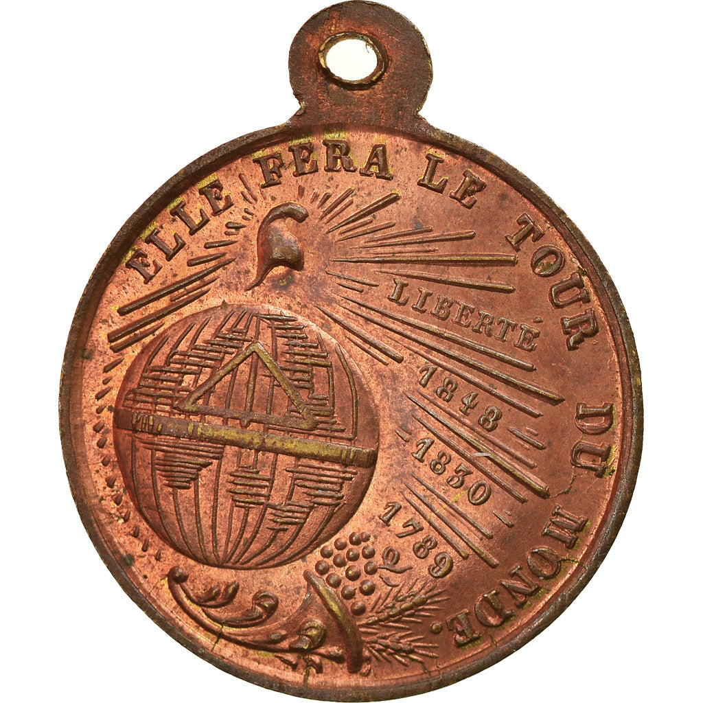 France, Medal, Deuxième République, Révolution, Journées de février