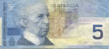 Banknote, Canada, 5 Dollars, 2002, Undated (2002), KM:101a, VF(20-25)