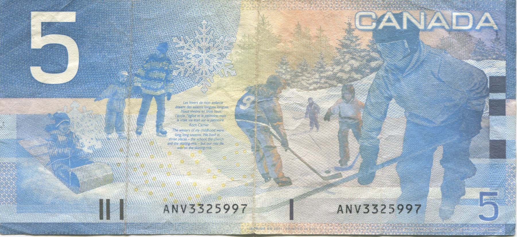 Banknote, Canada, 5 Dollars, 2002, Undated (2002), KM:101a, VF(20-25)