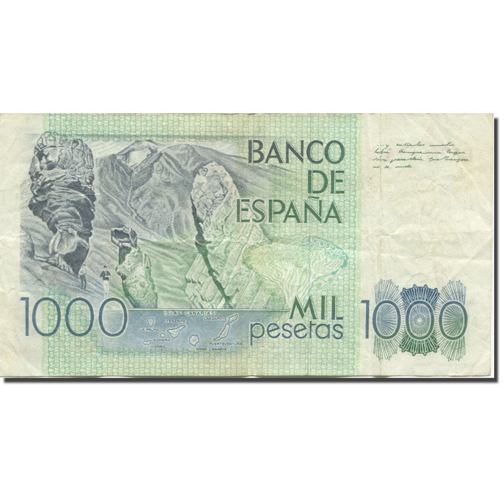 Geldschein, Spanien, 1000 Pesetas, 1979, 1979-10-23, KM:158, S